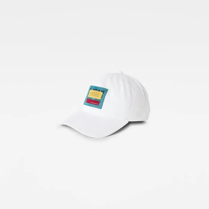 Accessories Men GStar RAW Avernus Label Baseball Cap Nimbus Cloud