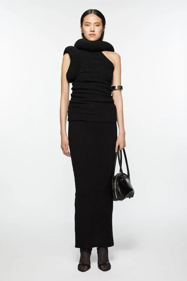 Acne Studios Bowlina Mini Shoulder Bag Black Man Bags