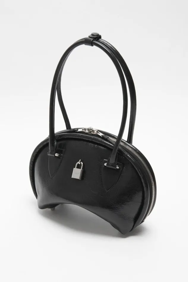 Acne Studios Bowlina Mini Shoulder Bag Black Man Bags