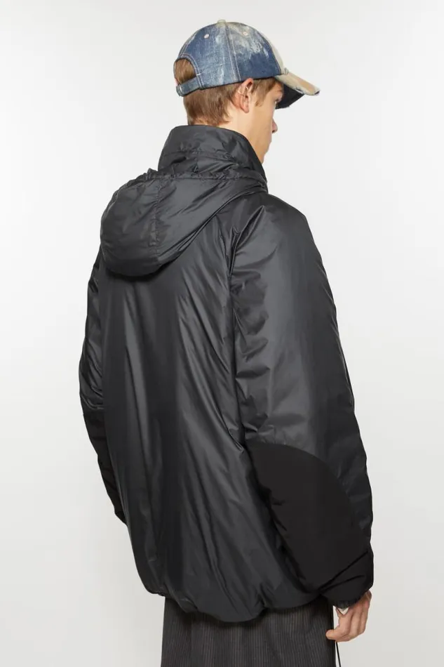 Acne Studios Down Jacket Black Man Outerwear