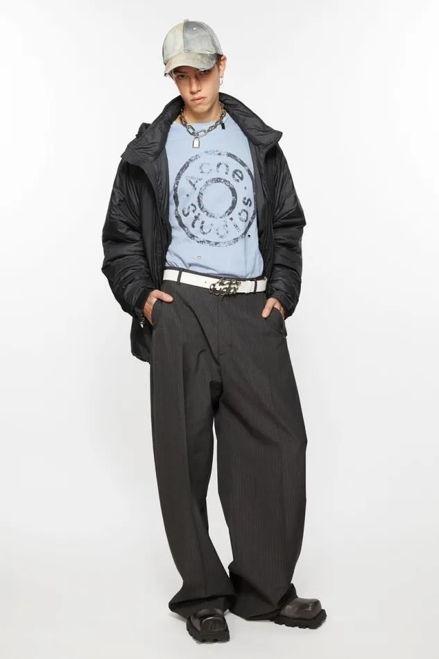 Acne Studios Down Jacket Black Man Outerwear