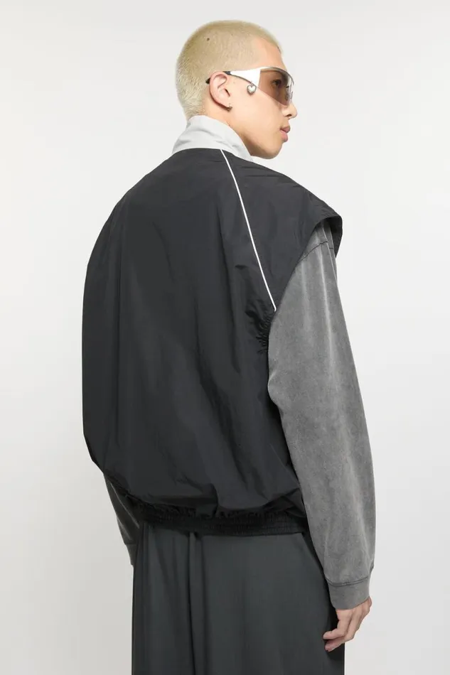 Acne Studios Gillet Jacket Black Man Outerwear
