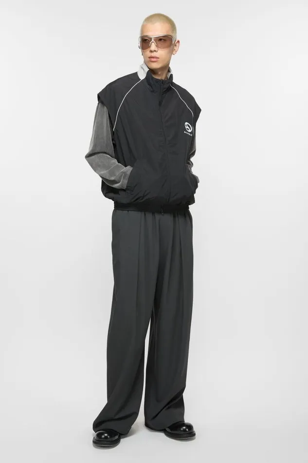 Acne Studios Gillet Jacket Black Man Outerwear