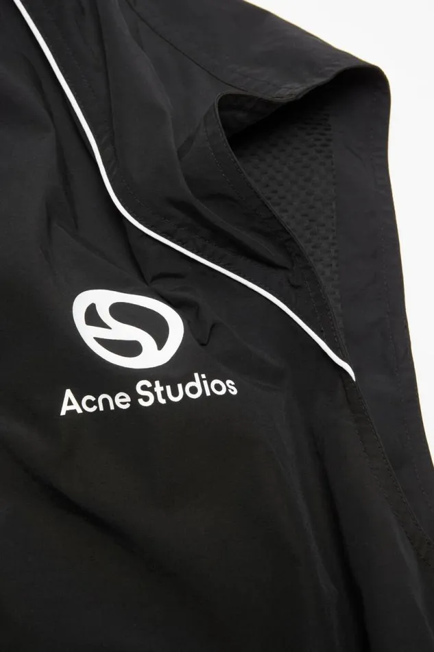 Acne Studios Gillet Jacket Black Man Outerwear