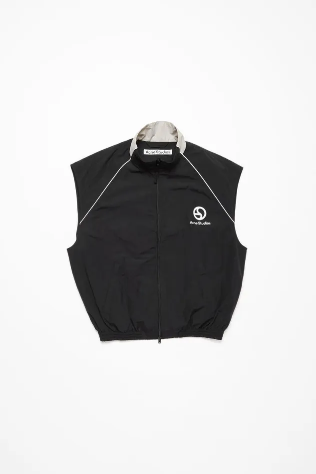 Acne Studios Gillet Jacket Black Man Outerwear
