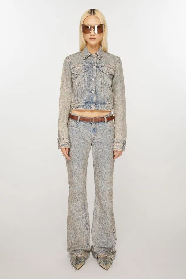 Acne Studios Leather Buckle Belt Brown Woman Belts