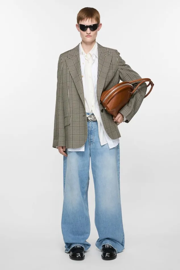 Acne Studios Leather Loafers Black Woman Shoes