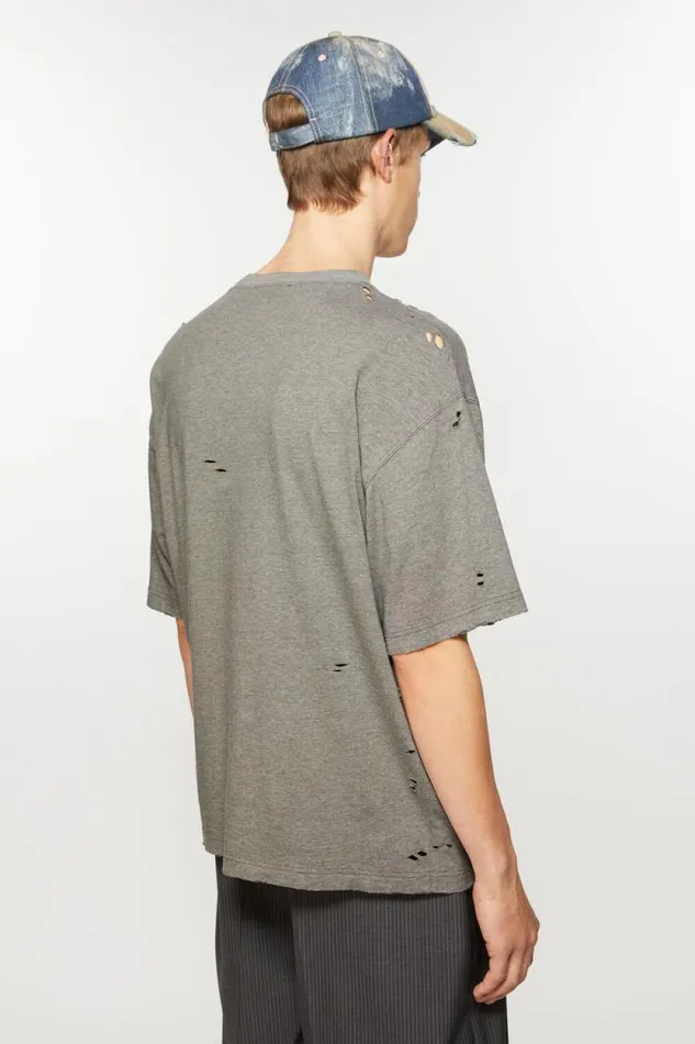 Acne Studios Logo Tshirt 8211 Relaxed Fit Moss Green Man Tshirts