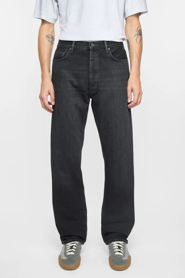 Acne Studios Loose Fit Jeans 8211 1999M Black Man Jeans