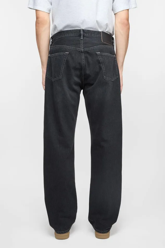 Acne Studios Loose Fit Jeans 8211 1999M Black Man Jeans