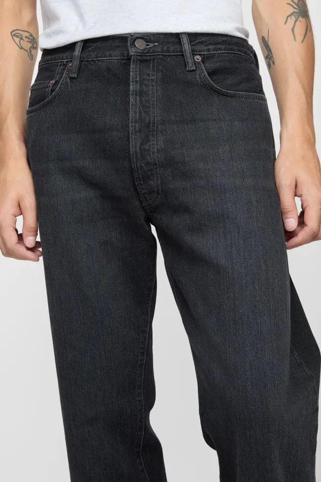 Acne Studios Loose Fit Jeans 8211 1999M Black Man Jeans