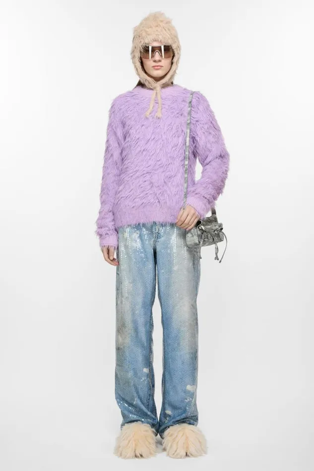 Acne Studios Multipocket Micro Bag Grey Woman Bags