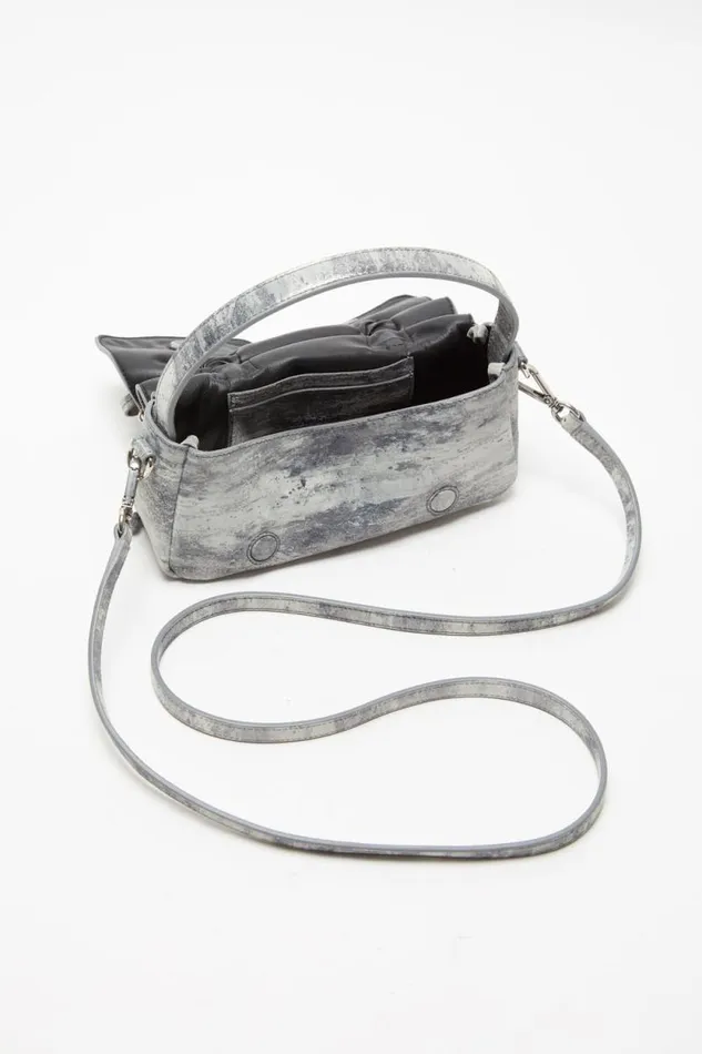 Acne Studios Multipocket Micro Bag Grey Woman Bags