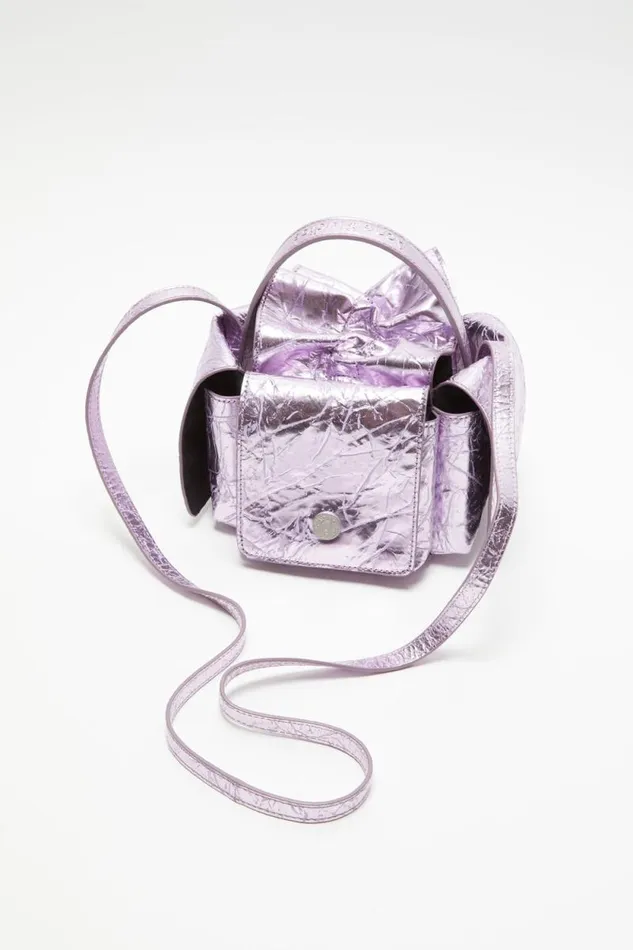 Acne Studios Multipocket Mini Bag Lavender Purple Man Bags