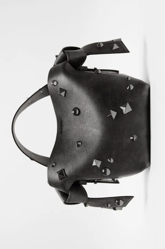 Acne Studios Musubi Mini Shoulder Bag Blackgrey Woman Bags