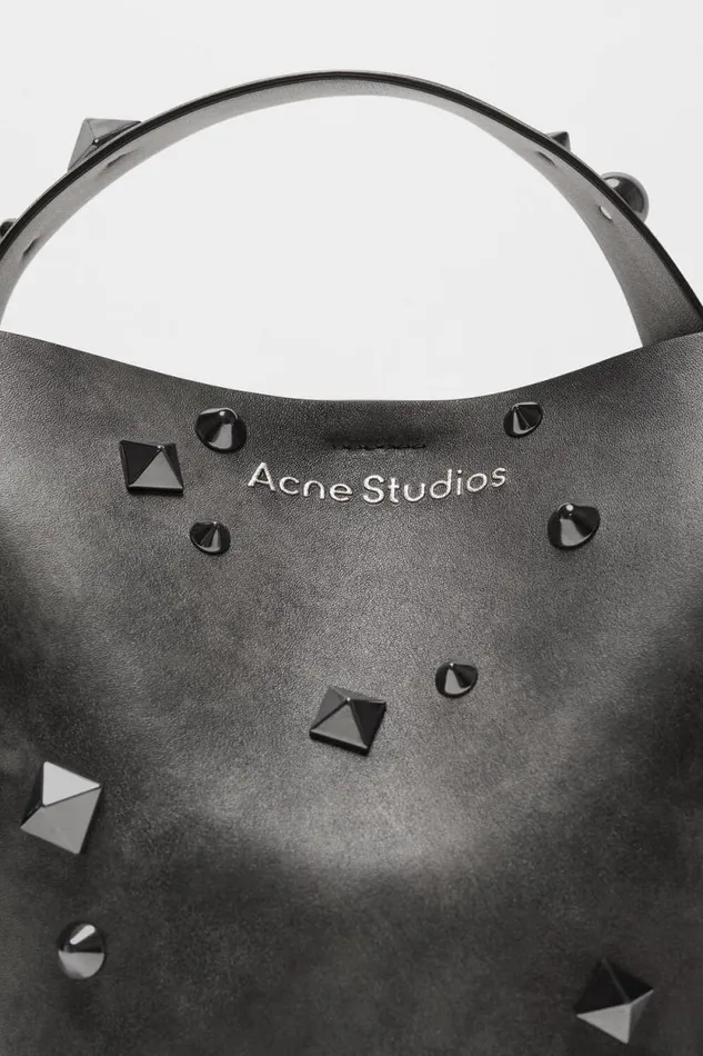 Acne Studios Musubi Mini Shoulder Bag Blackgrey Woman Bags