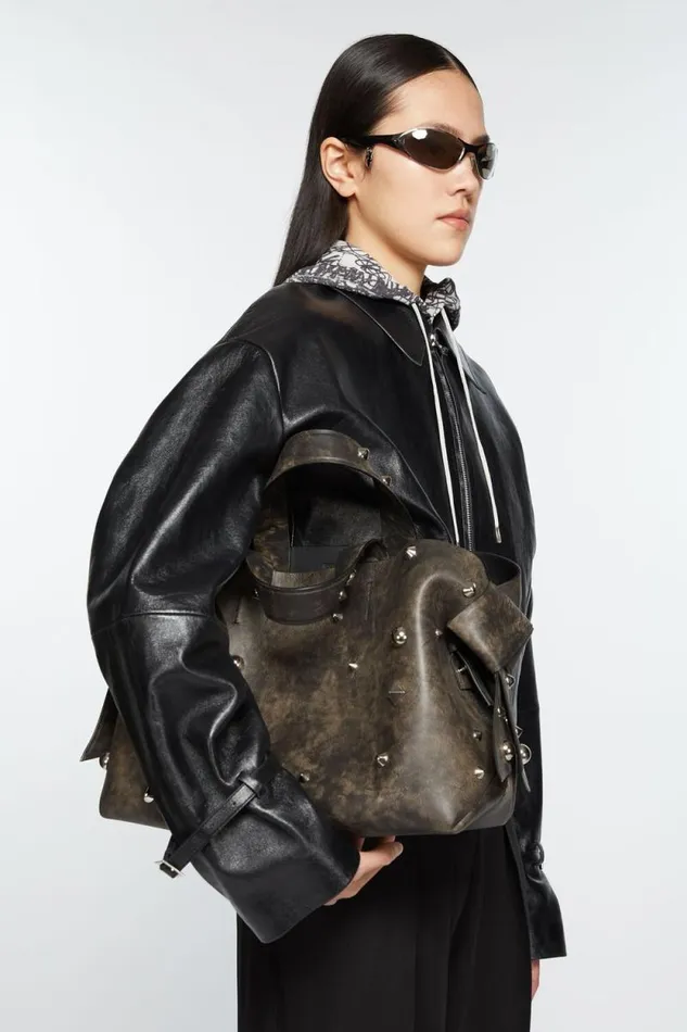 Acne Studios Musubi Tote Dark Brown Man Bags