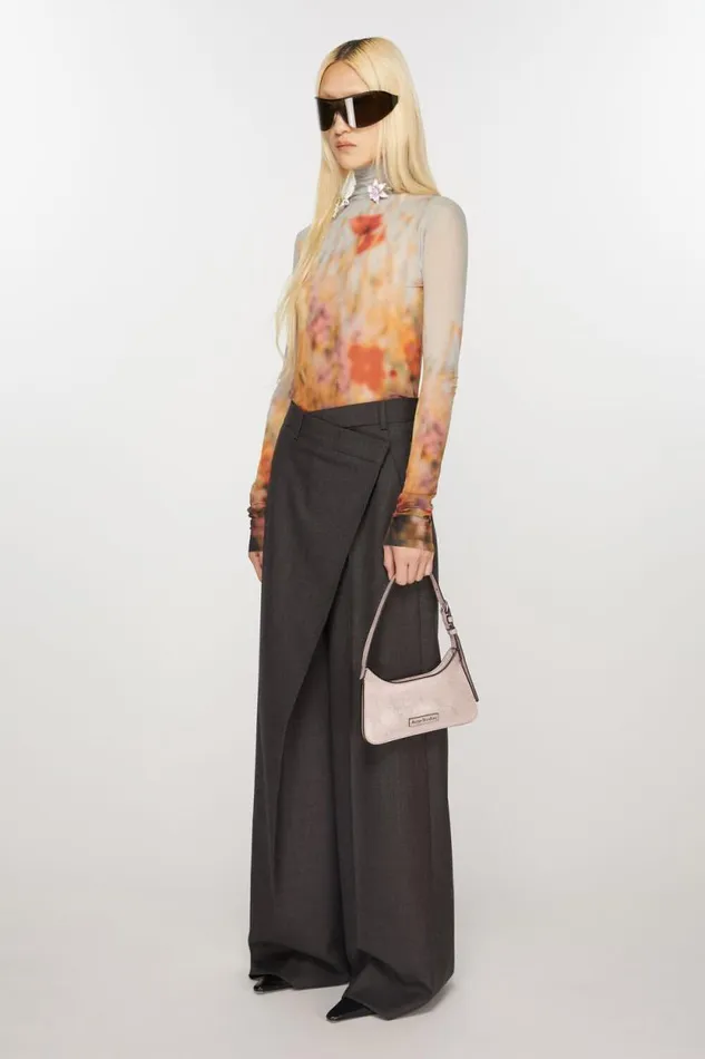 Acne Studios Platt Micro Shoulder Bag Pastel Pink Woman Bags