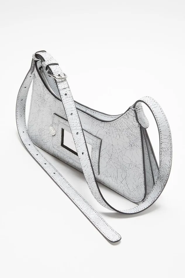 Acne Studios Platt Mini Shoulder Bag White Woman Bags