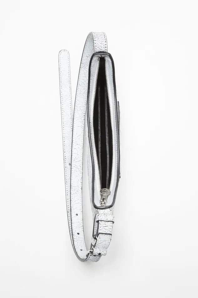Acne Studios Platt Mini Shoulder Bag White Woman Bags