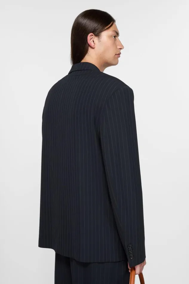 Acne Studios Relaxed Fit Suit Jacket Navy Man Suit Jackets