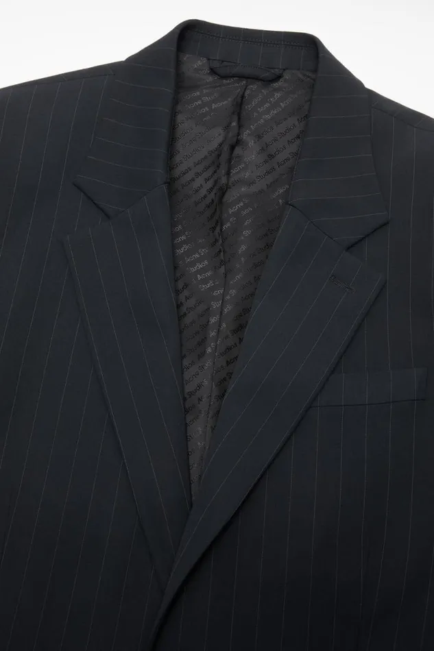 Acne Studios Relaxed Fit Suit Jacket Navy Man Suit Jackets