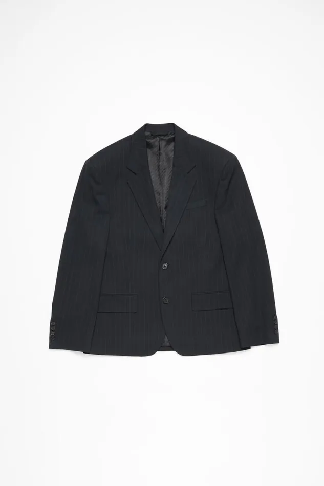 Acne Studios Relaxed Fit Suit Jacket Navy Man Suit Jackets