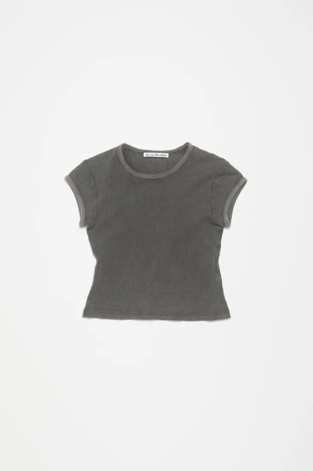 Acne Studios Tshirt 8211 Fitted Unisex Fit Faded Grey Man Tshirts