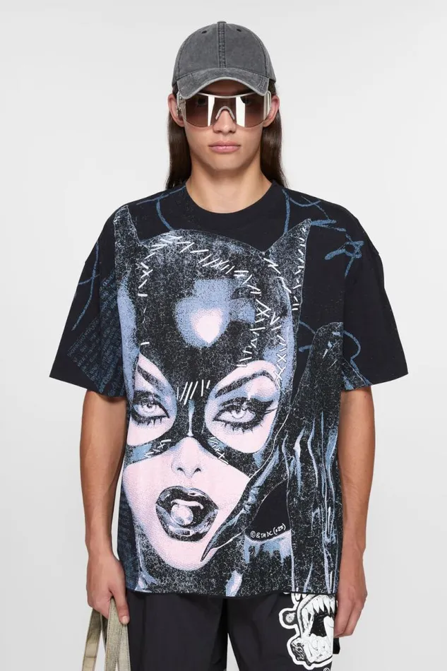 Acne Studios Tshirt Printed Black Man Tshirts