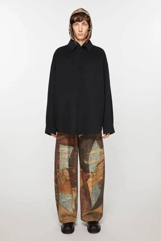 Acne Studios Wool Jacket Black Man Outerwear