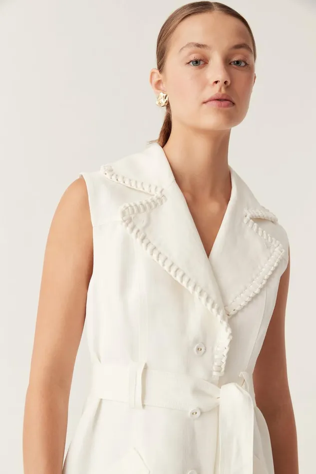 Aje Dresses Encompass Utility Mini Dress Ivory 8211 Women Aje Dresses Encompass Utility Mini Dress Ivory 8211 Women