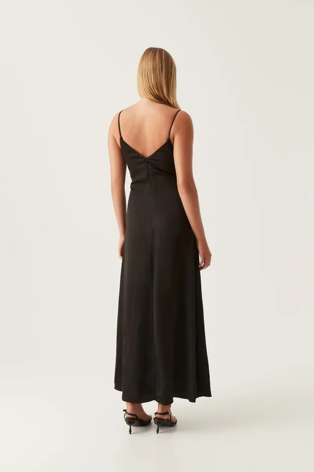 Aje Dresses Riddle Button Down Maxi Dress Black 8211 Women