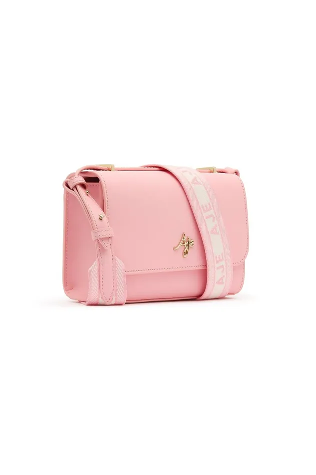 Aje Handbags and Wallets Estee Logo Crossbody Bag Sunrise Pink 8211 Women Aje Handbags and Wallets Estee Logo Crossbody Bag Sunrise Pink 8211 Women