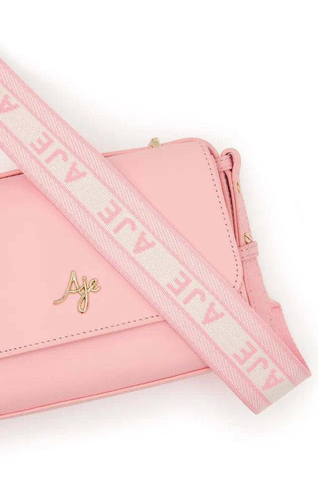 Aje Handbags and Wallets Estee Logo Crossbody Bag Sunrise Pink 8211 Women Aje Handbags and Wallets Estee Logo Crossbody Bag Sunrise Pink 8211 Women