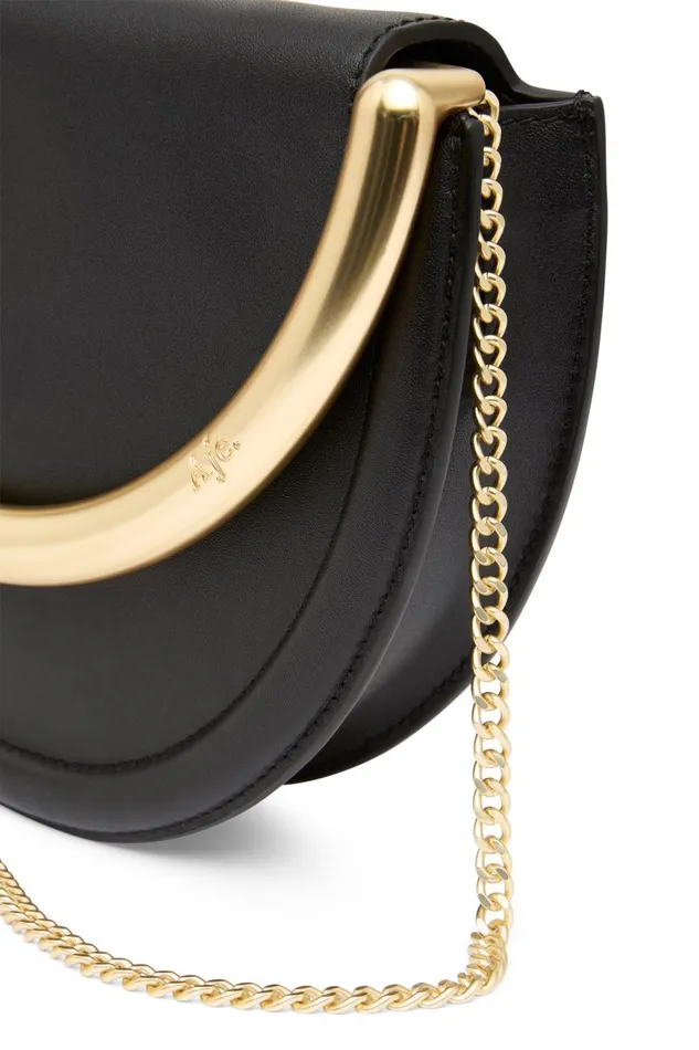 Aje Handbags and Wallets Norma Crescent Clutch Black 8211 Women Aje Handbags and Wallets Norma Crescent Clutch Black 8211 Women