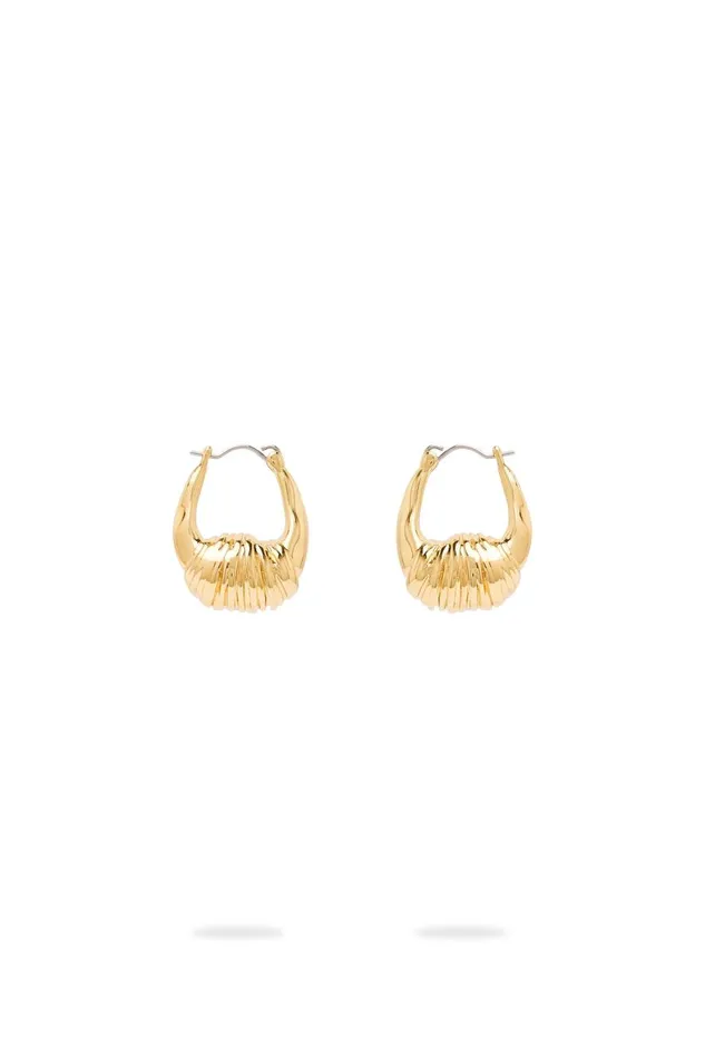 Aje Jewelry Amenita Coil Hoop Gold 8211 Women