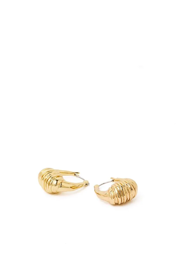 Aje Jewelry Amenita Coil Hoop Gold 8211 Women
