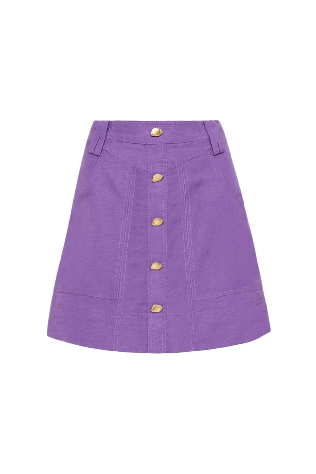 Aje Matching Sets Belmond Mini Skirt Deep Violet 8211 Women