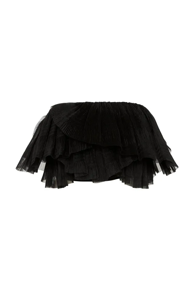 Aje Matching Sets Elsie Pleated Bustier Black 8211 Women Aje Matching Sets Elsie Pleated Bustier Black 8211 Women