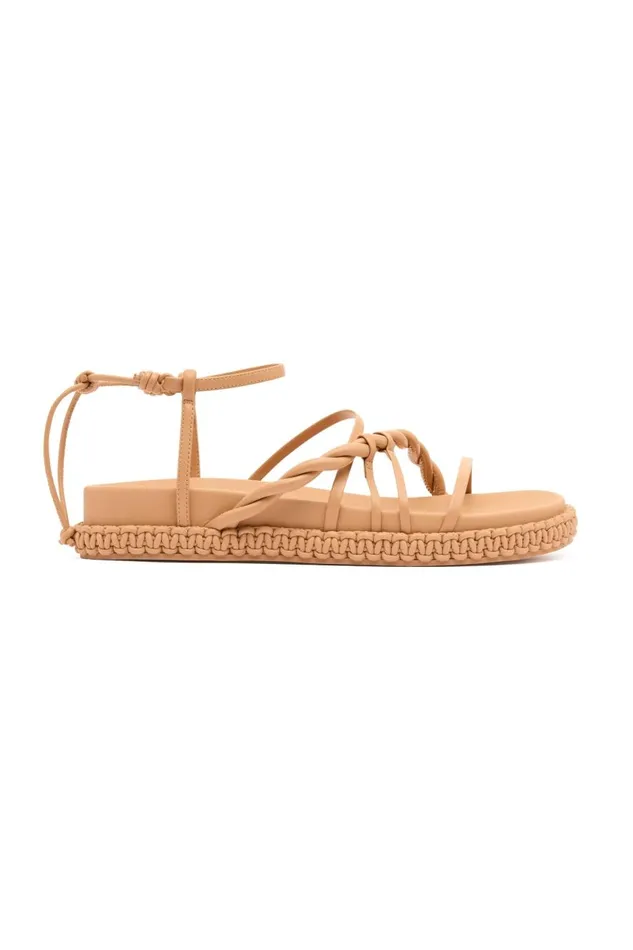 Aje Shoes Tryphena Platform Twist Sandal Sand Beige 8211 Women