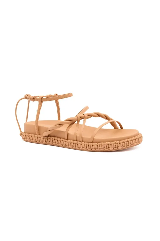 Aje Shoes Tryphena Platform Twist Sandal Sand Beige 8211 Women