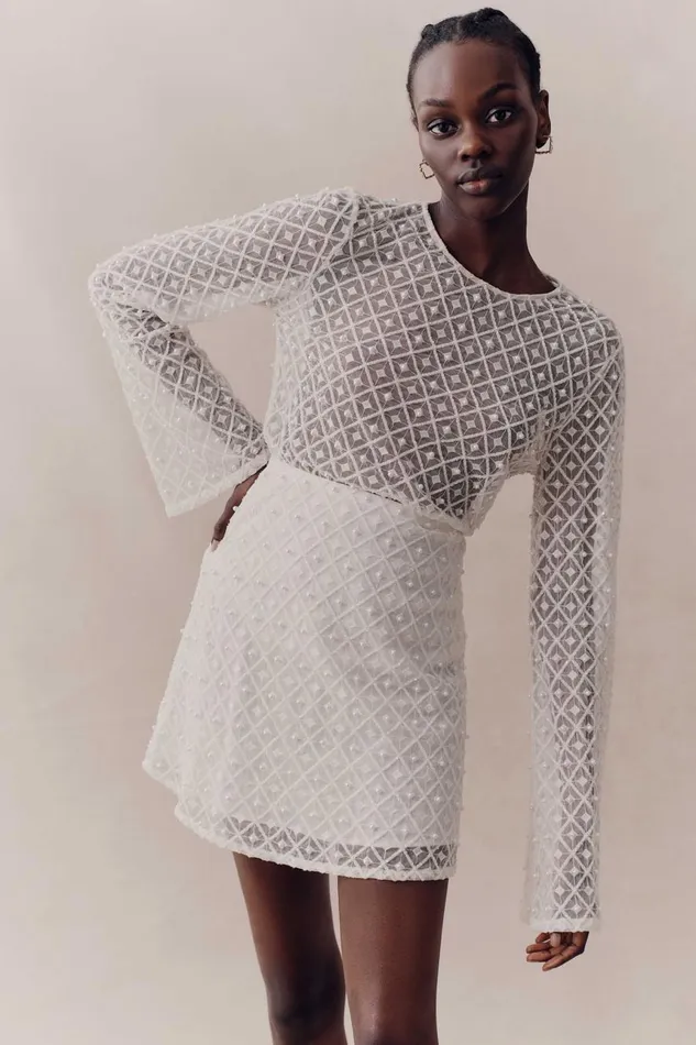Aje Tops Freya Diamond Pearl Top Ivory 8211 Women Aje Tops Freya Diamond Pearl Top Ivory 8211 Women