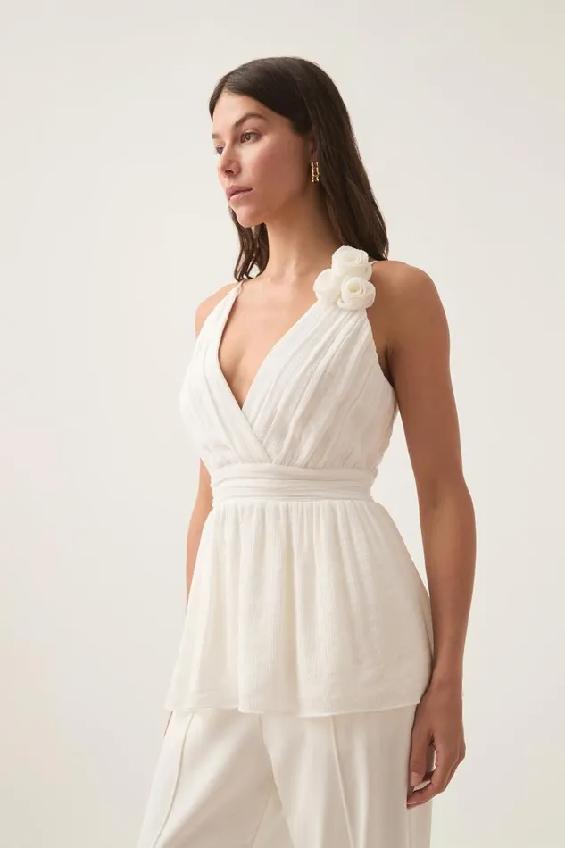 Aje Tops Mercurial Camisole Ivory 8211 Women Aje Tops Mercurial Camisole Ivory 8211 Women