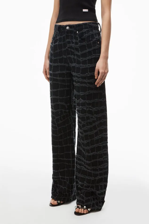 Alexander Wang Denim Women LaserDistressed Denim Jeans