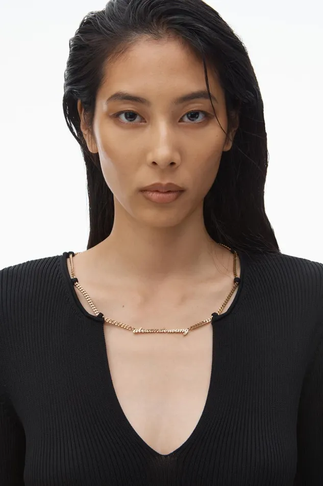 Alexander Wang Dresses Women Logo Nameplate Dress