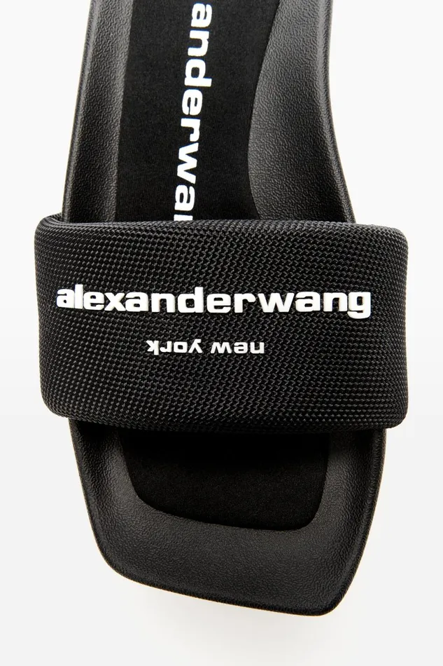 Alexander Wang Shoes Women Aw 85mm Platform Slide In Nylon