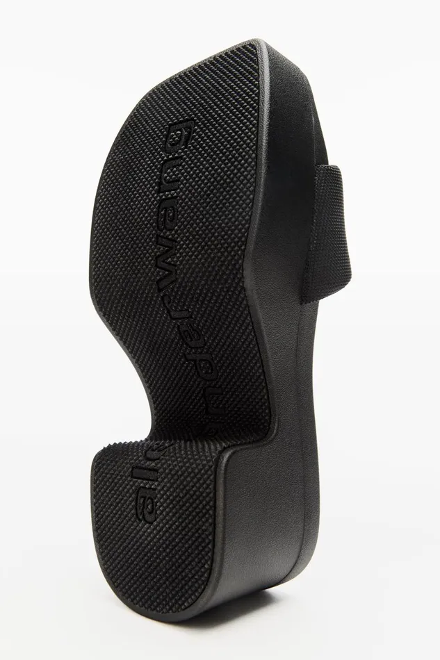 Alexander Wang Shoes Women Aw 85mm Platform Slide In Nylon