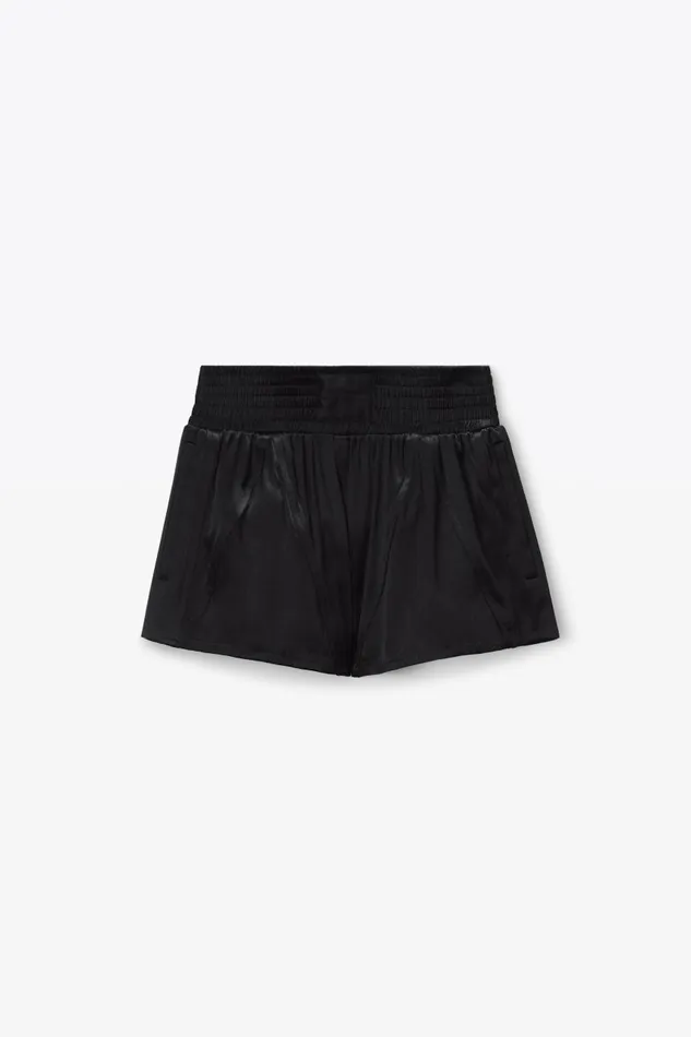 Alexander Wang Shorts Women Track Short In Satin Jersey