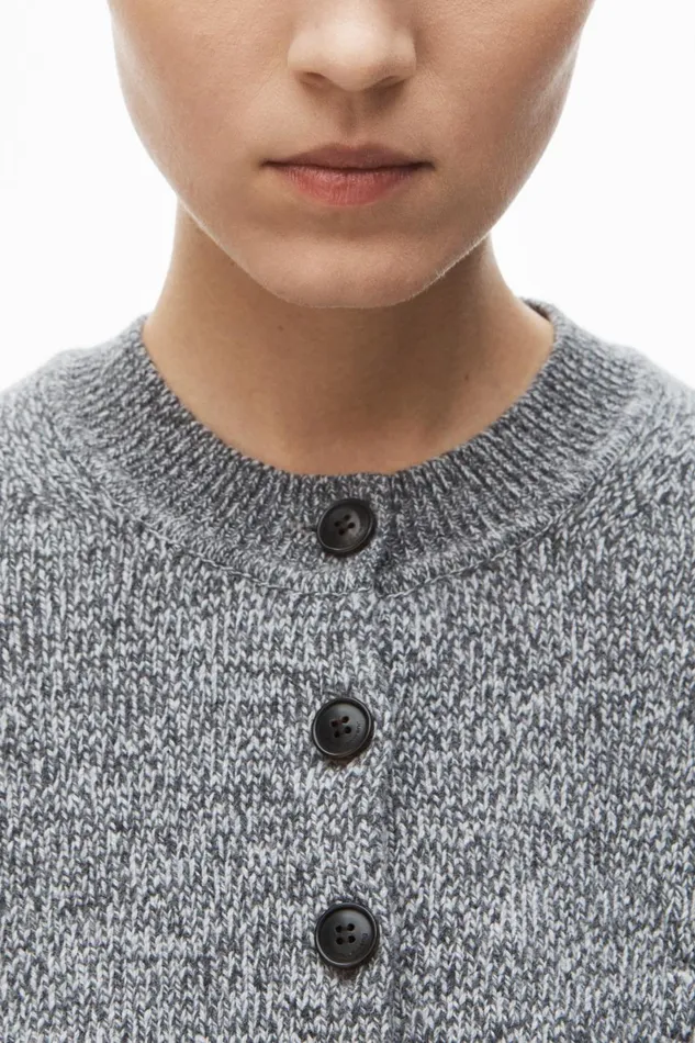 Alexander Wang Sweaters Women LogoEmbossed Cardigan
