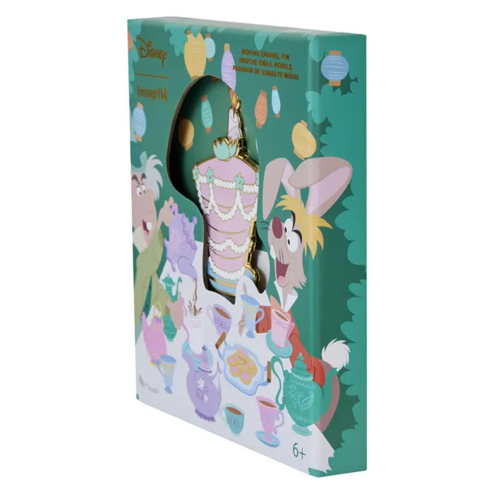 Alice In Wonderland Unbirthday 3 Unisex Loungefly Enamel Pins Alice In Wonderland Unbirthday 3 Unisex Loungefly Enamel Pins